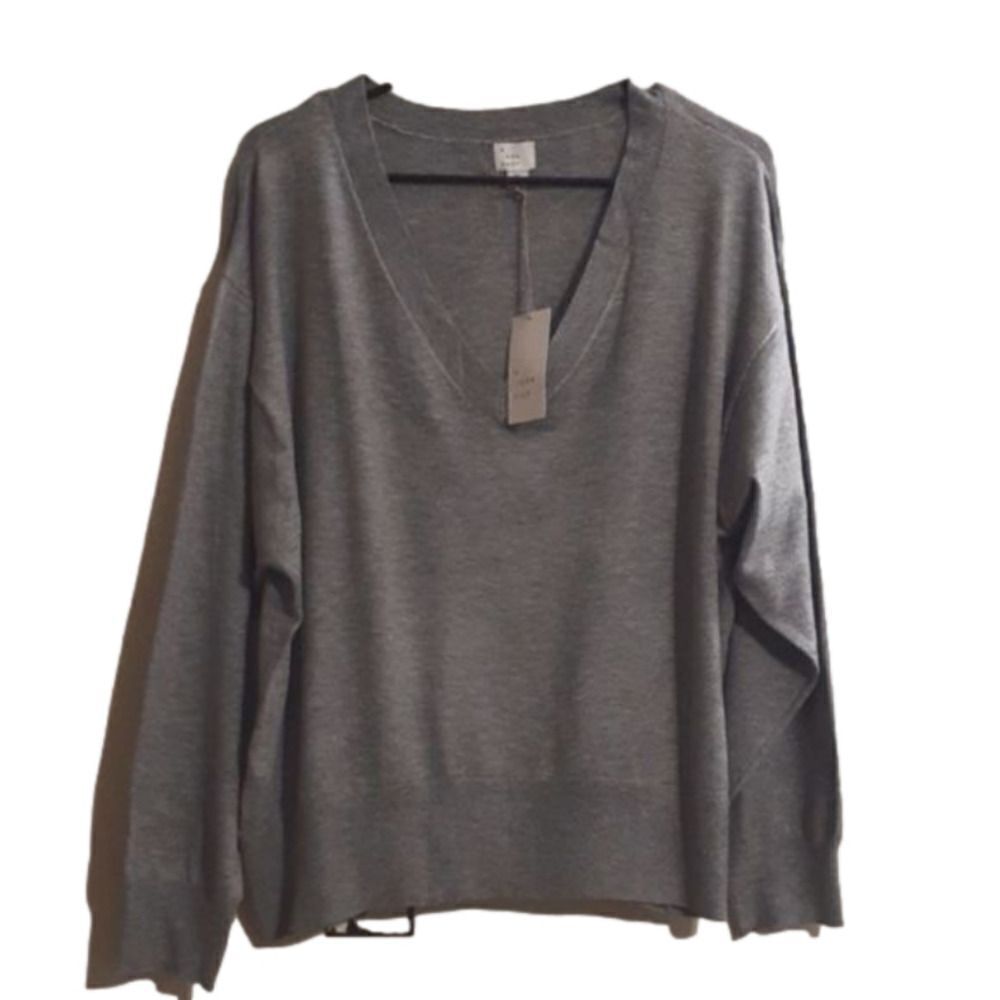 NEW  A New Day Long Sleeve V-Neck XL ‎ Super Soft Sweater New With Tags